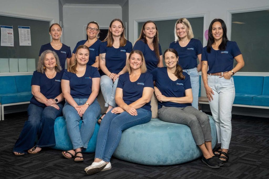 Team photo at Coastal Kids Allied Health